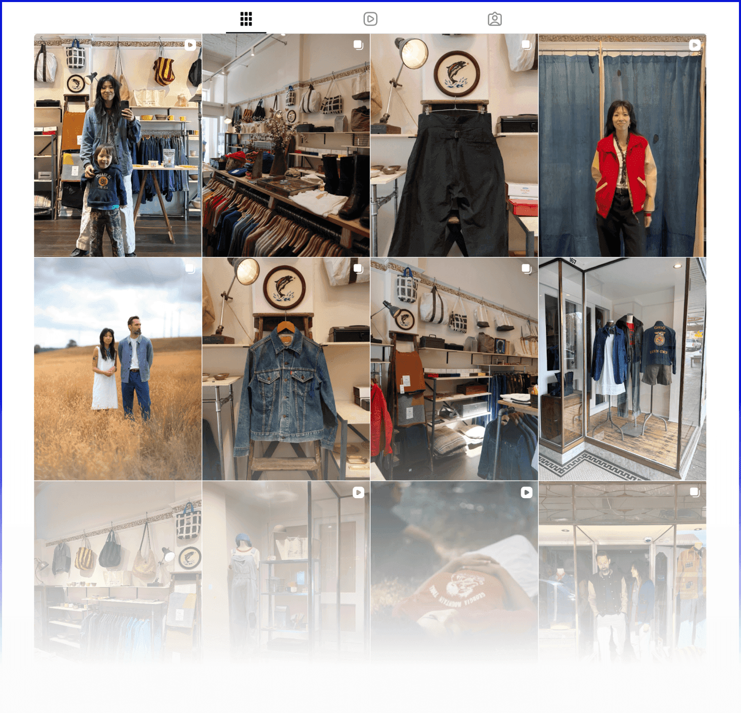 Yesterday Store Instagram