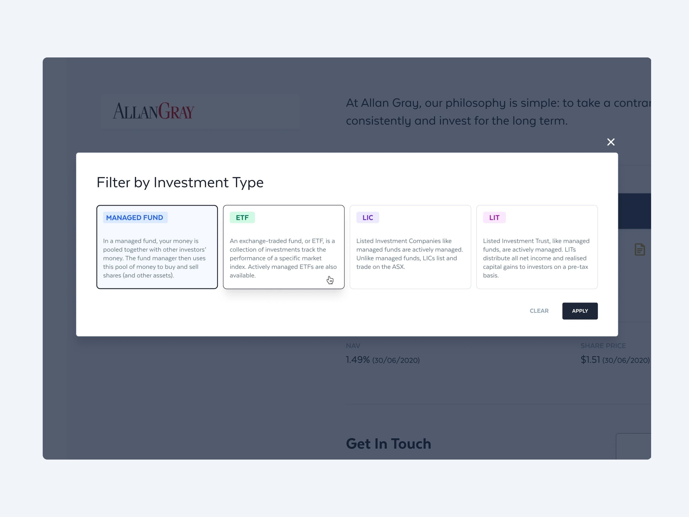 Fund detail