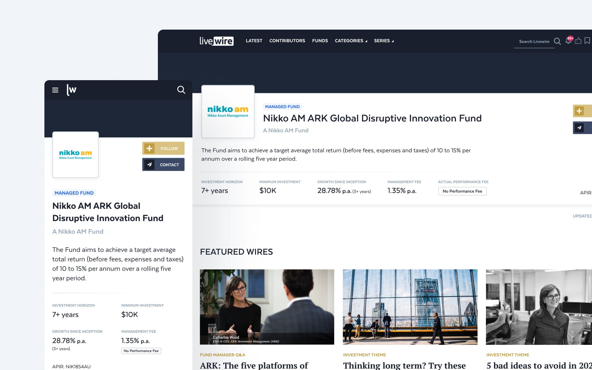 Fund marketplace overview